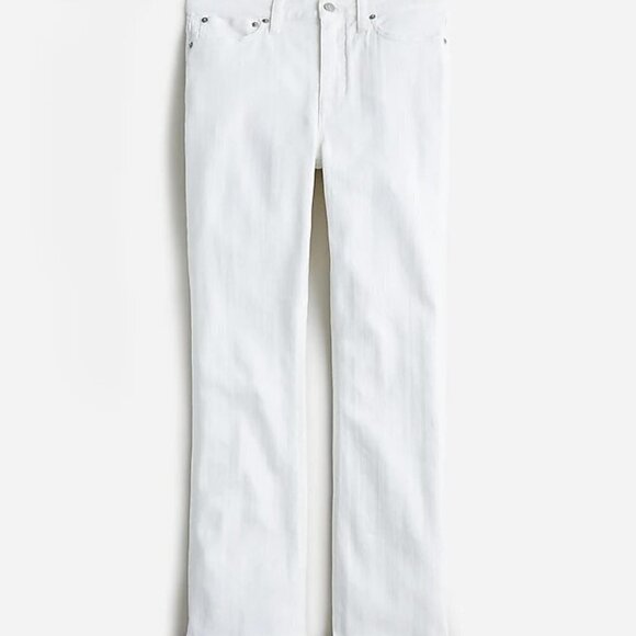 NWT - J Crew Petite 10" demi-boot crop jean in white wash - Picture 3 of 5